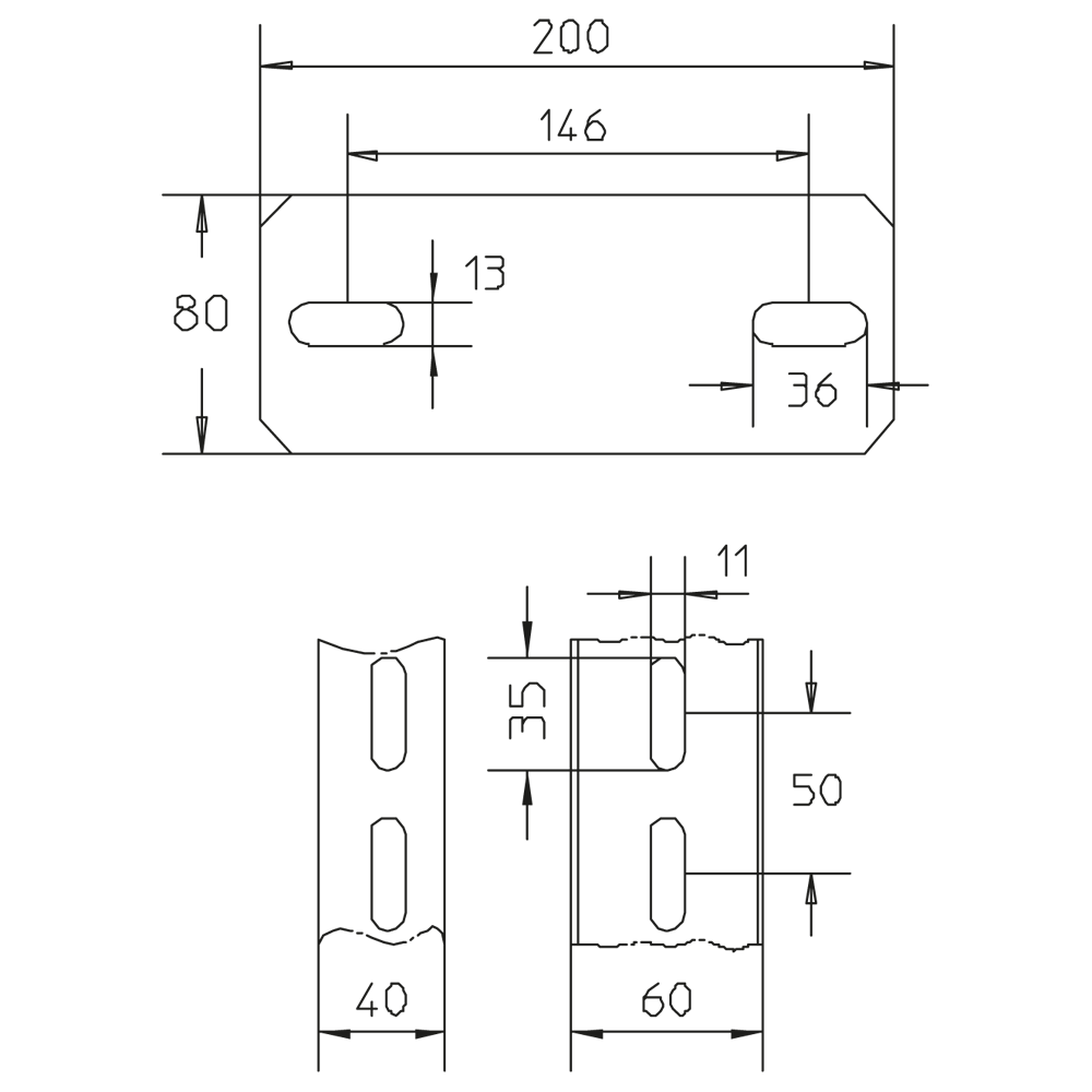 Detail 60. Стойка консоли khu 60-30f.